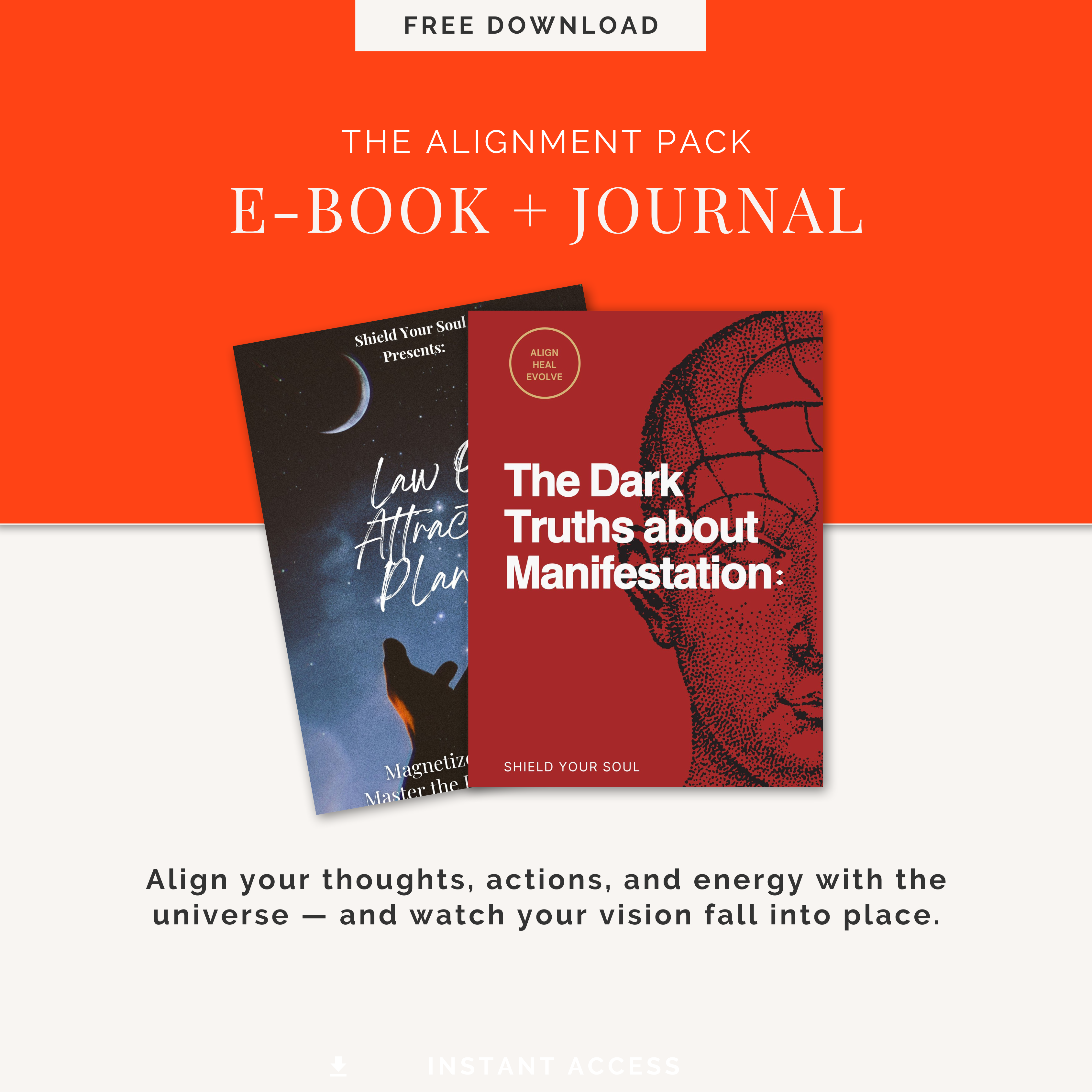 The Alignment Pack  (Shield Your Soul eBook + Law of Attraction Planner)
